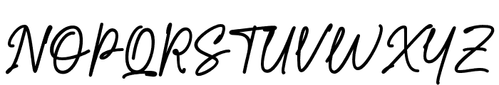 YpsilantiSignature-Regular Font UPPERCASE