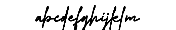 YpsilantiSignature-Regular Font LOWERCASE