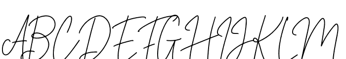 Yuliantty Signature Font UPPERCASE