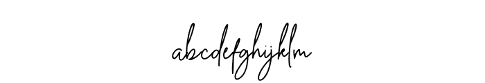 Yuliantty Signature Font LOWERCASE