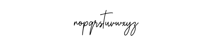 Yuliantty Signature Font LOWERCASE