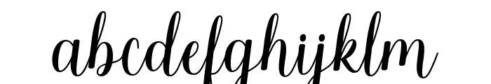YulitaScript Font LOWERCASE