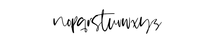 Yullietta Font LOWERCASE