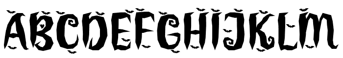 Yummy Scary Font UPPERCASE