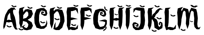 Yummy Scary Font LOWERCASE