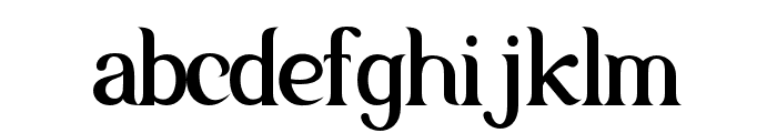 Yunan Font LOWERCASE