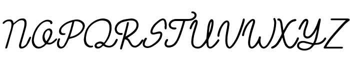 Yunita Regular Font UPPERCASE