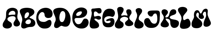 Yupi Groovy Font UPPERCASE