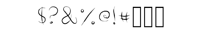 YureisHair-Light Font OTHER CHARS