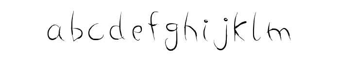 YureisHair-Light Font LOWERCASE