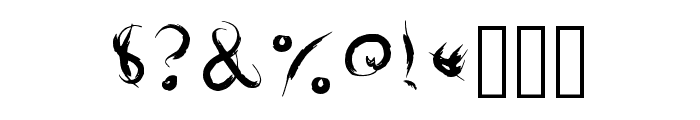 YureisHair-Regular Font OTHER CHARS