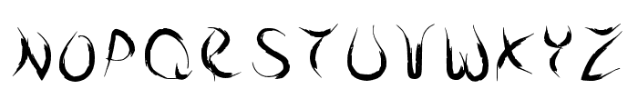 YureisHair-Regular Font UPPERCASE