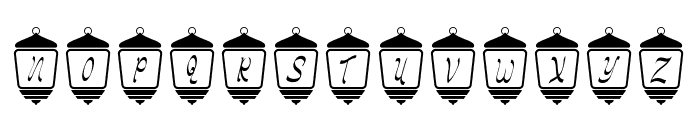 Yusri Ramadan Monogram Font LOWERCASE