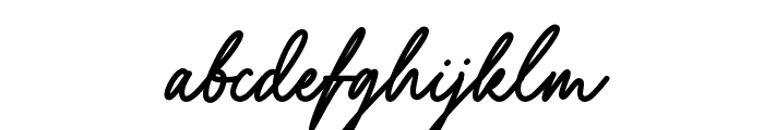 Yustine Signature Font LOWERCASE