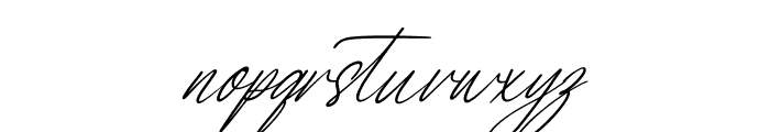 Yustinja Italic Font LOWERCASE