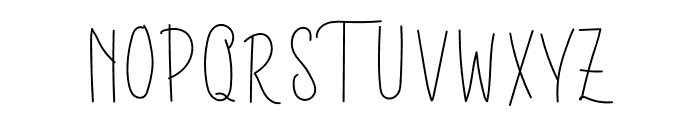 ZASHINTA Font UPPERCASE