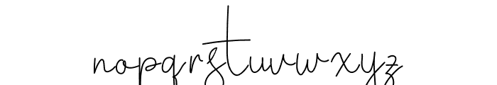 ZASHINTA Font LOWERCASE
