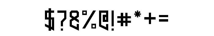 ZEBROS-Regular Font OTHER CHARS