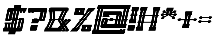 ZEPPELIN Bold Italic Font OTHER CHARS