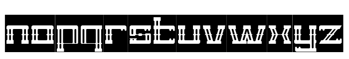 ZEPPELIN-Inverse Font LOWERCASE
