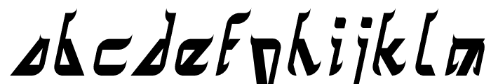 ZETLAND Italic Font LOWERCASE