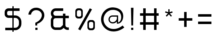 ZIMETA-Thin Font OTHER CHARS