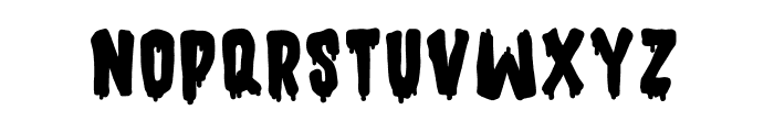ZOMBIE MANSION Font UPPERCASE
