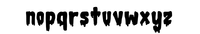 ZOMBIE MANSION Font LOWERCASE