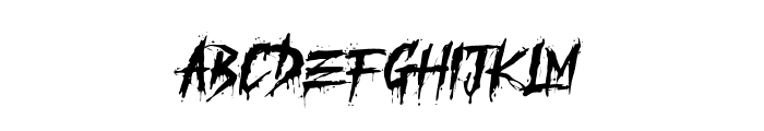 ZOMBIES REBORN Font LOWERCASE