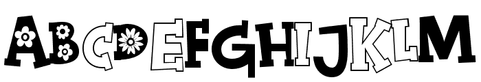 ZP Bellyblossom Font UPPERCASE