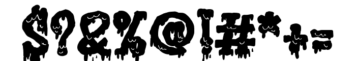 ZP Brain Ooze Too Font OTHER CHARS