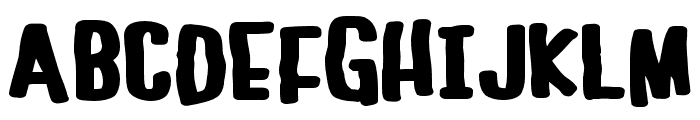 ZP Bubblegum Book Font UPPERCASE