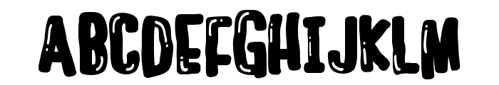 ZP Bubblegum Shine Condensed Font UPPERCASE
