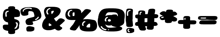 ZP Bubblegum Shine Expanded Font OTHER CHARS