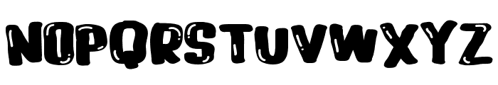 ZP Bubblegum Shine Expanded Font UPPERCASE