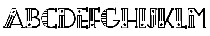 ZP Central Patriot Time Font UPPERCASE