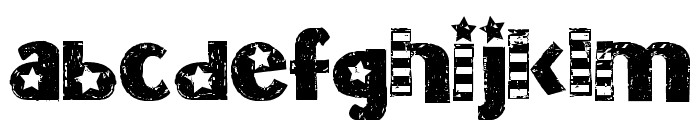 ZP Dirty Democracy Font LOWERCASE