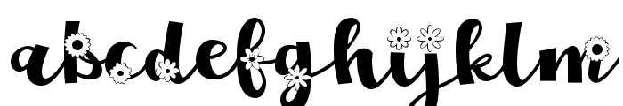 ZP Flower Over Font LOWERCASE