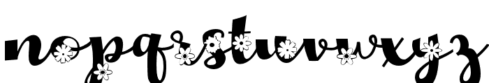 ZP Flower Over Font LOWERCASE