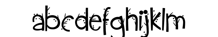 ZP McMistletoe Font LOWERCASE