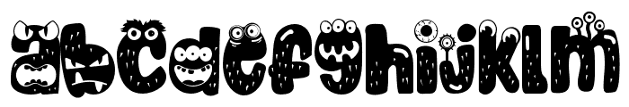 ZP Monster Mouth More Font LOWERCASE