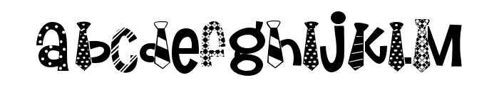 ZP Necktie Guy Font LOWERCASE