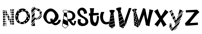 ZP Necktie Guy Font LOWERCASE