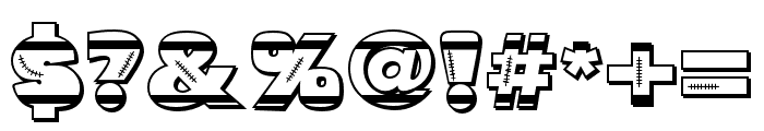 ZP Pigskin Font OTHER CHARS