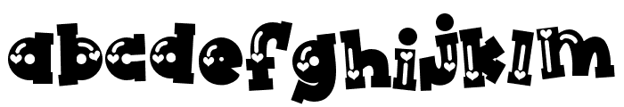 ZP Pooble Love Font LOWERCASE