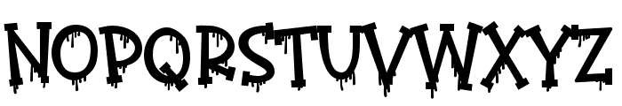 ZP Snogitty Snot Font UPPERCASE