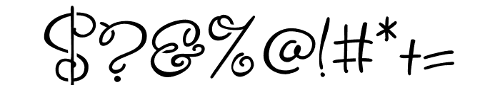ZP Southern Belle Stencil Font OTHER CHARS