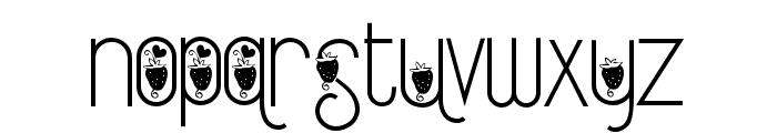 ZP Strawberry Beloved Font LOWERCASE