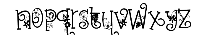 ZP Tropical Zooping Font LOWERCASE