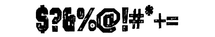 ZP Varsity Voodoo Font OTHER CHARS